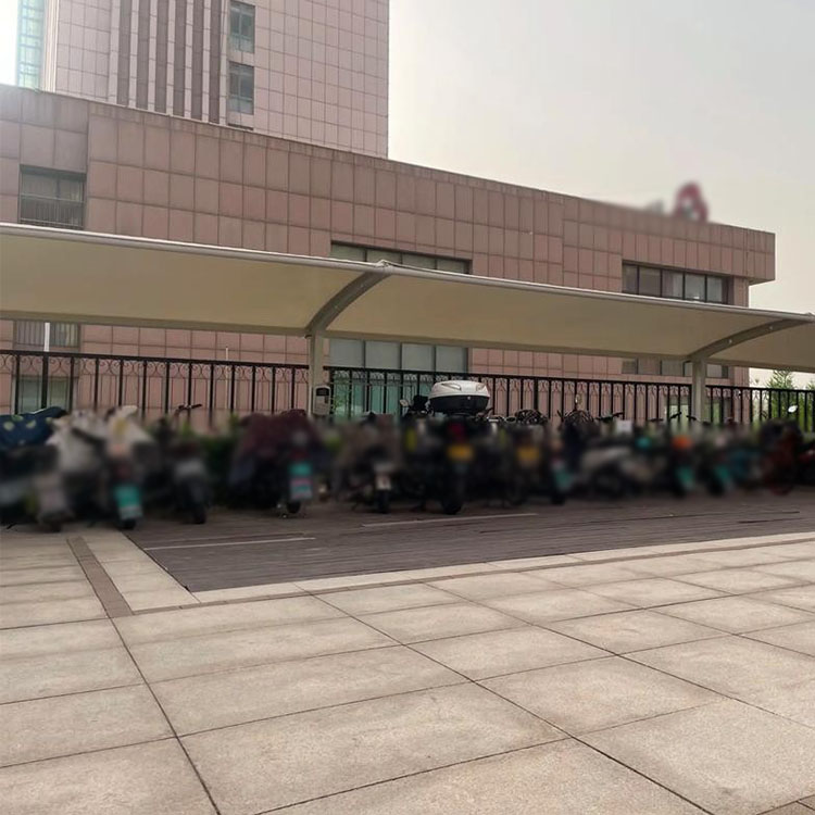 烟台膜结构电动车棚