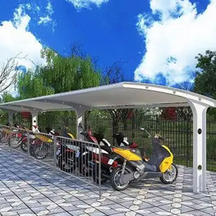 烟台膜结构电动车棚